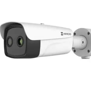 Dual lens thermal bullet, 35mm thermal lens,  12mm optical lens,100m IR,  12VDC/24VAC/POE